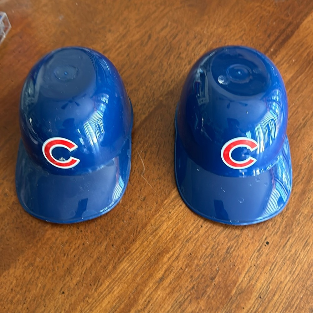 Lot of 2-Chicago Cubs Helmets